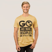 Ga En Discipelen Maken Tri-Blend Shirt (Voorkant volledig)