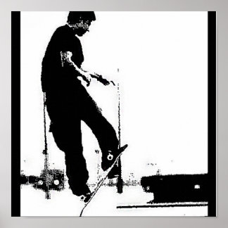 Ga en schaats poster