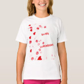 GA ERGENS HEEN MEISJE RED HEARTS SHIRT (Voorkant)