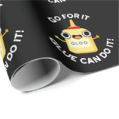 Ga ervoor dat Glue het grappig kan doen Cadeaupapier (Rol Hoek)