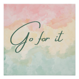 Ga ervoor perfect poster