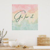 Ga ervoor poster (Keuken)