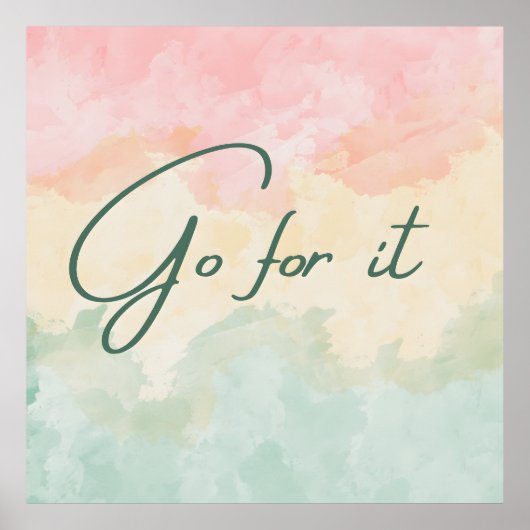 Ga ervoor poster (Voorkant)