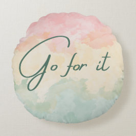 Ga ervoor rond kussen