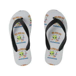 "Ga ervoor!" Ruimteverkenner Kinder Teenslippers