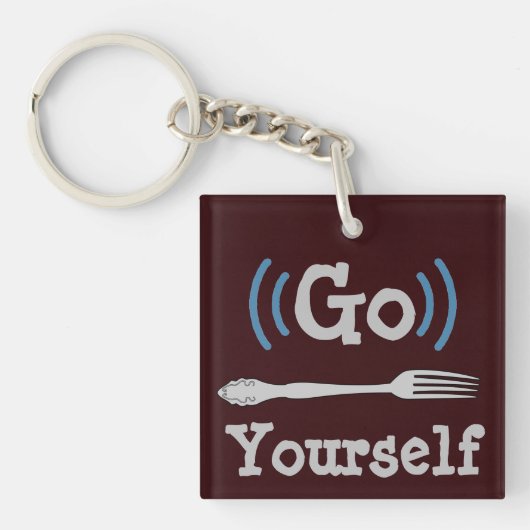 Ga Fork je eigen Sleutelhanger (voorkant)