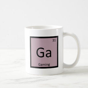 Ga - Gaming Games Chemie Periodiek Systeem Symbool Koffiemok
