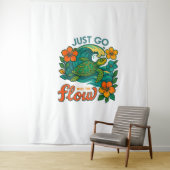 Ga gewoon met de Flow Turtle Wandkleed (In situ)