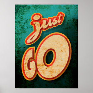 Ga gewoon motivatie  poster