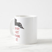 Ga gewoon over het paard springen koffiemok (Voorkant links)