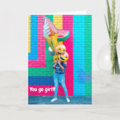 Ga Girl, Veel Succes, Sterkte! Kaart (Voorkant)