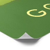 Ga Golfen Reisposter Poster (Hoek)