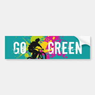 Ga Groen Bumpersticker