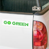 Ga groen bumpersticker (Op Truck)