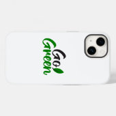 Ga groen Case-Mate iPhone case (Achterkant (horizontaal))