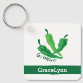 Ga Groen!!! Chili Peppers Sleutelhanger (Voorkant)