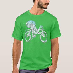 Ga groen, fiets, ga fietsen voor fietspaden octopu t-shirt