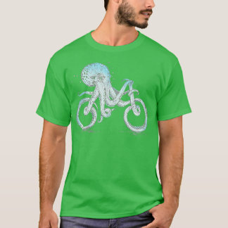 Ga groen, fiets, ga fietsen voor fietspaden octopu t-shirt