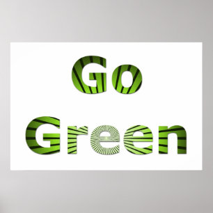 Ga Groen Poster