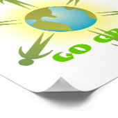 Ga Groen Poster tot 11x11 (Hoek)