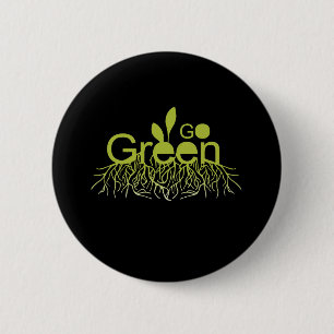 Ga Groen Ronde Button 5,7 Cm