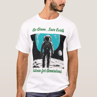 Ga Groen, Sla de Aarde Op - Heren T-Shirt – Milieu