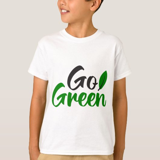Ga groen t-shirt (Voorkant)