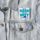 Ga hard vierkante button 5,1 cm (In situ)