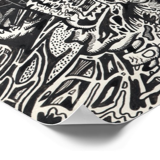 Ga, het Man van de Microdot in Poster (Hoek)