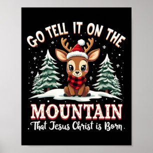 Ga het op de berg vertellen dat Jezus Christus nie Poster