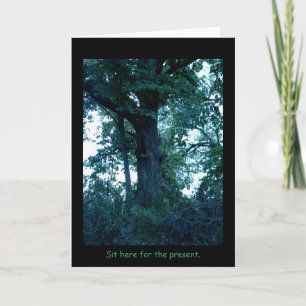 Ga hier zitten Tree Kaart