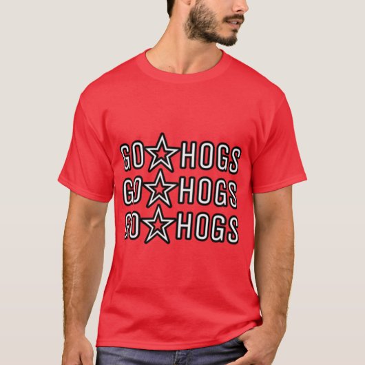 Ga Hogs T-shirt (Voorkant)