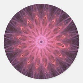 Ga in de diepte ronde sticker