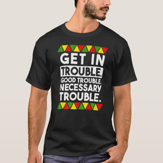 Ga in de goede, noodzakelijke probleemoplossing vo t-shirt (Voorkant)