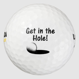 Ga in het gat golfballen
