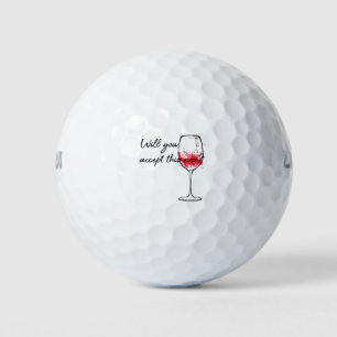 Ga je akkoord met dit ontwerp van het Roos charmer Golfballen