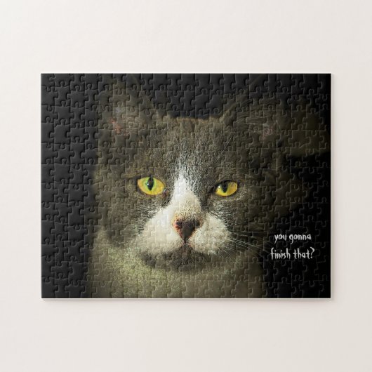 Ga je dat afmaken? Cat Meme-sjabloon Legpuzzel (Horizontaal)