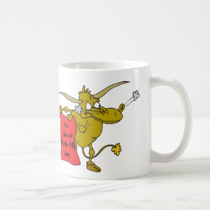 Ga je gang, maak mijn dag stier koffiemok