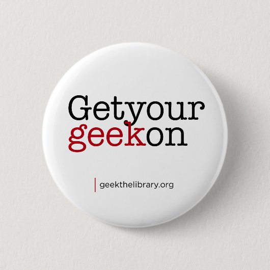 Ga je gang ronde button 5,7 cm (Voorkant)