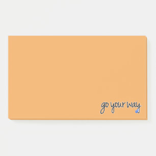 ga je weg na de aantekeningen post-it® notes