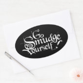 Ga je zelf dempen ovale sticker (Envelop)