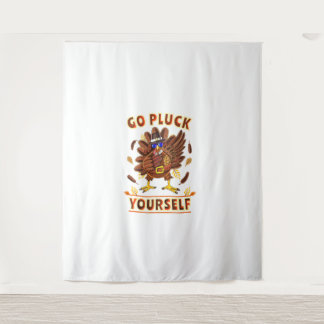 Ga jezelf plukken kalkoen kleding outfit dan grapp wandkleed
