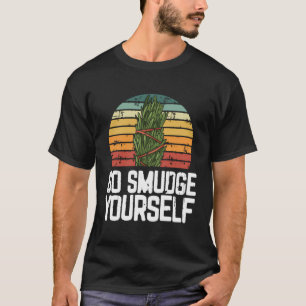 Ga jezelf vlekken Retro Sunset Sage T-shirt