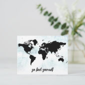 Ga jezelf zoeken briefkaart (Staand voorkant)