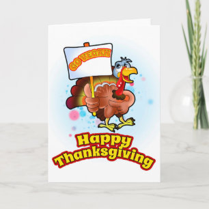 Ga Kaart van de Thanksgiving van de Veganist de