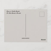 Ga langs een Grille Beach Florida Briefkaart (Achterkant)