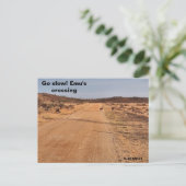 Ga langzaam! briefkaart (Staand voorkant)