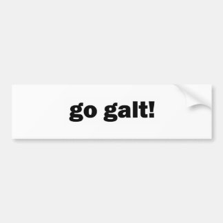 ga maar. bumpersticker