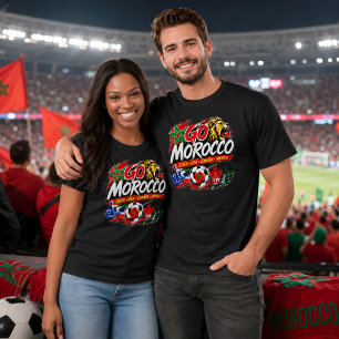 Ga Marokko Voetbal Leeuwen Fans T-shirt