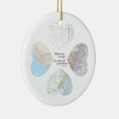 Ga met al je hart keramisch ornament (Rechts)